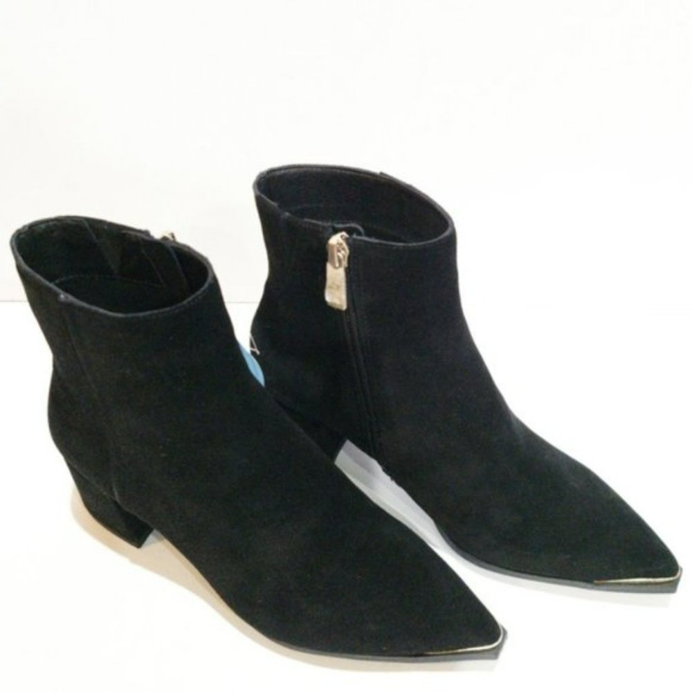 Kenneth Cole Roanne Suede Ankle Boots -5 - Picture 2 of 5